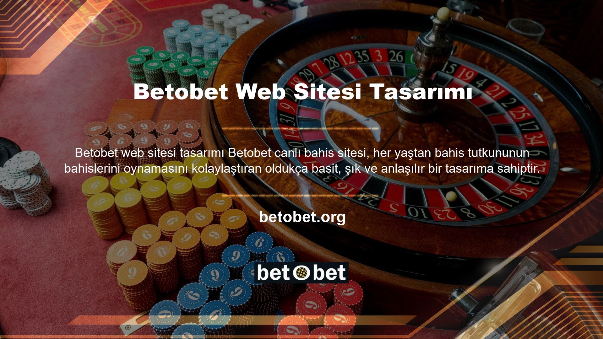 Betobet web sitesi yönetim ekibinin oyun alanında oldukça donanımlı ve tecrübeli olduğunu da belirtmeliyiz